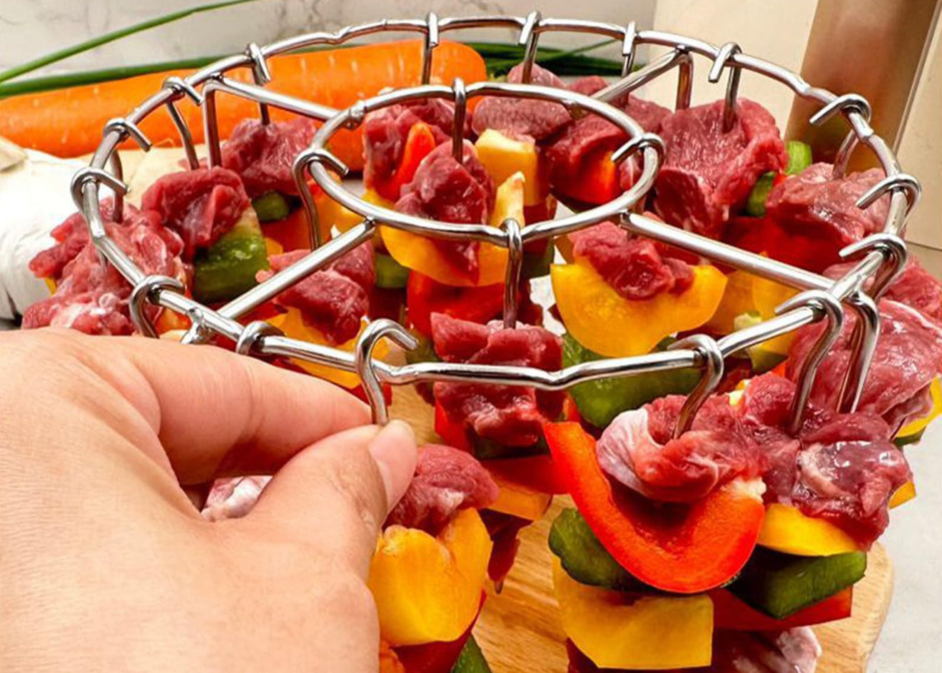 Parrilla Vertical 360° para Air Fryer
