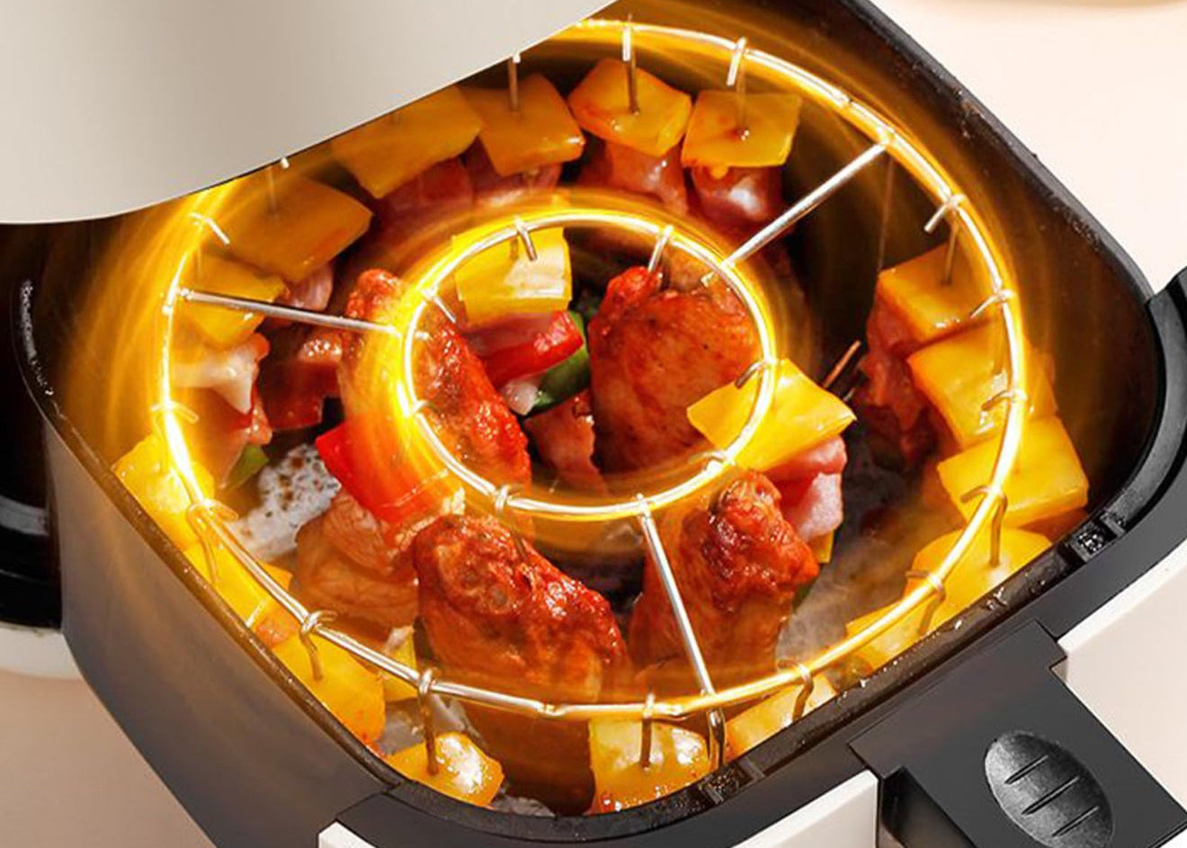 Parrilla Vertical 360° para Air Fryer